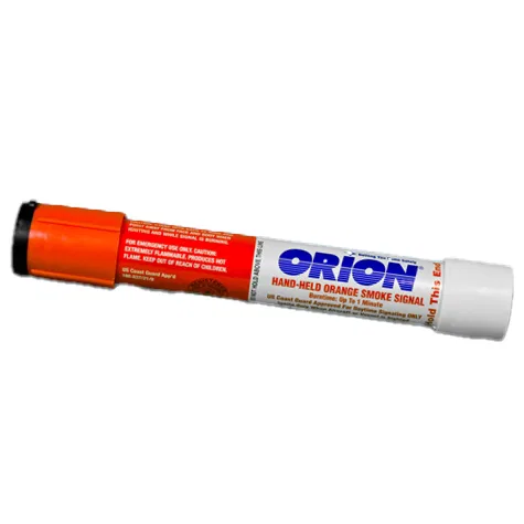 956 – ORION Distress Signal Kit, Handheld Orange Smoke Signal For Daytime Signaling USCG Approved Daytime Signal